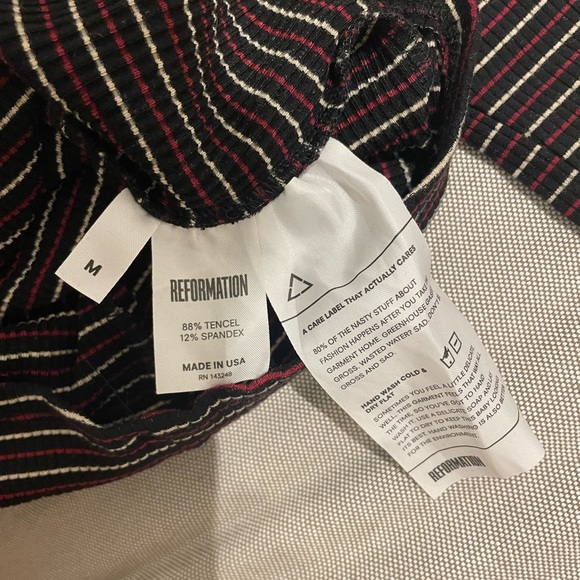 REFORMATION PRESTIN TOP - STRIPE - Picture 3 of 5